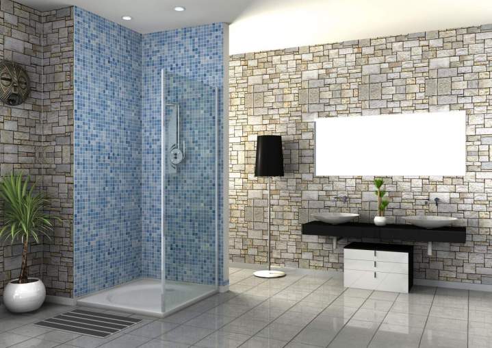 Rénovation intégrale de salle de bain Landerneau